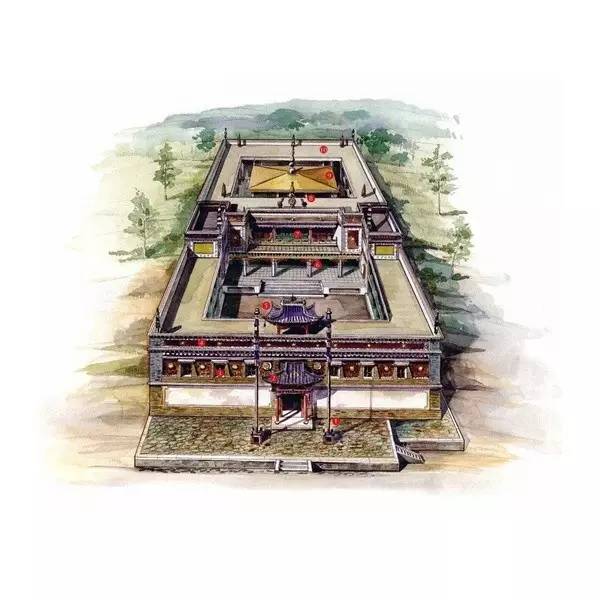 穿墻透壁，手繪中國(guó)古代經(jīng)典古建筑