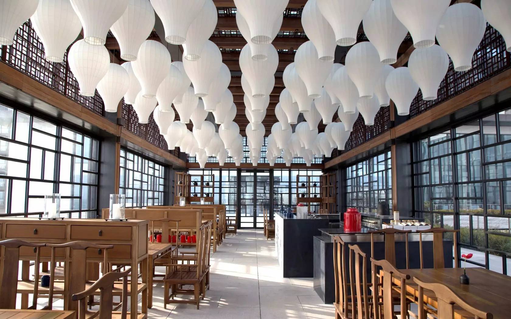新中式建筑，涵碧樓中式酒店