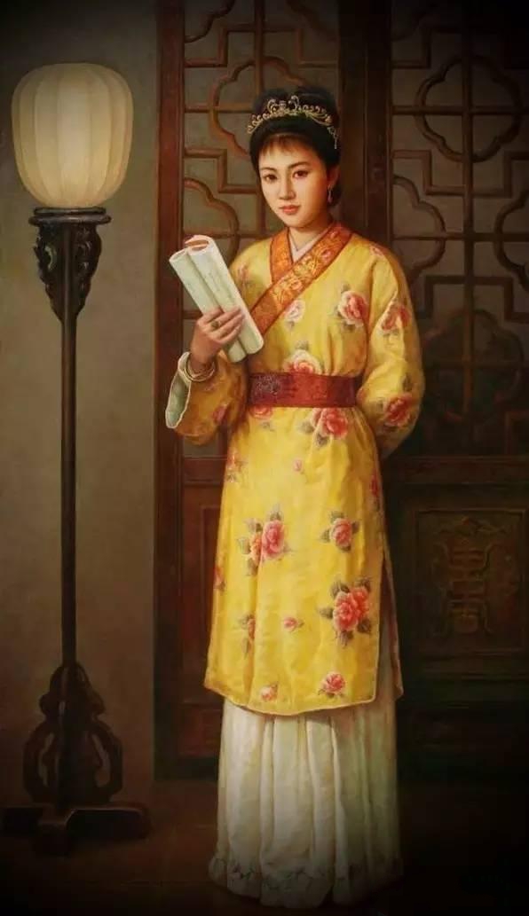 紅樓夢金陵十二釵油畫，中國文化與西方藝術(shù)