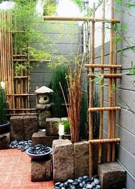 庭院設計，竹子在庭院中造景的運用