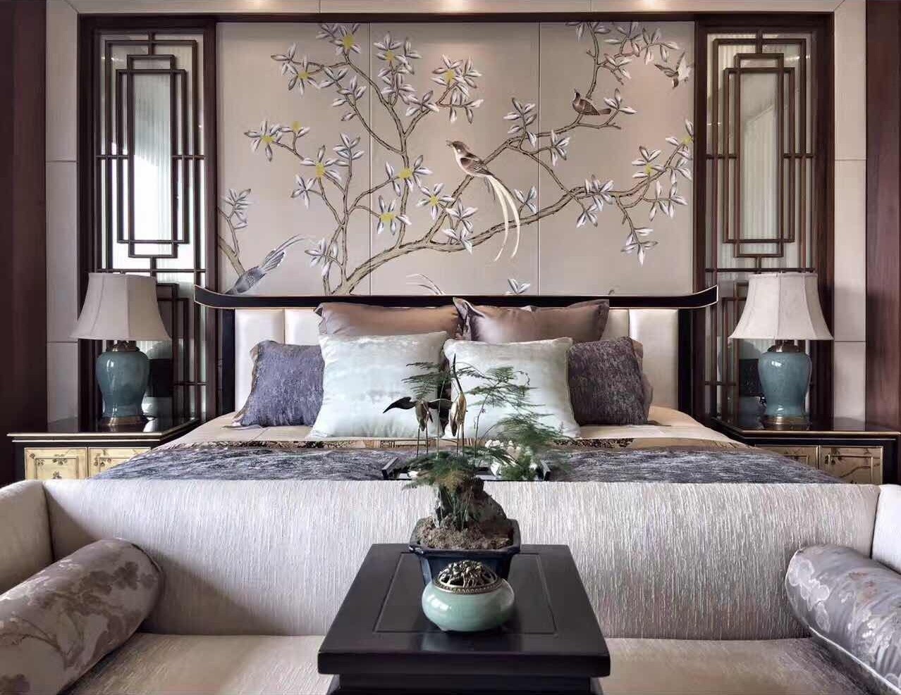 龍光御海天禧別墅樣板房，高端大氣的新中式豪