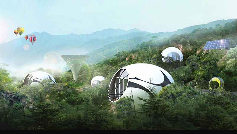 江蘇溧陽(yáng)零碳星球度假民宿