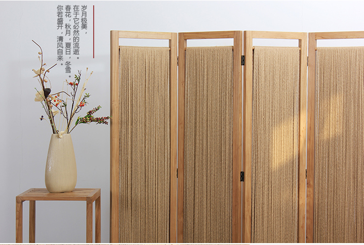 實木屏風(fēng)隔斷玄關(guān)，現(xiàn)代簡約中式折屏