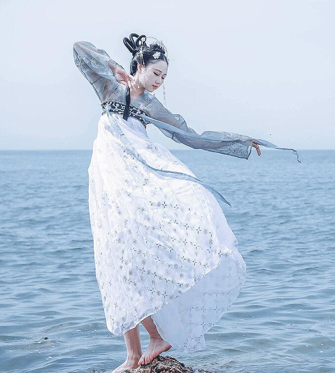 漢服齊胸襦裙，日常清新仙女裙