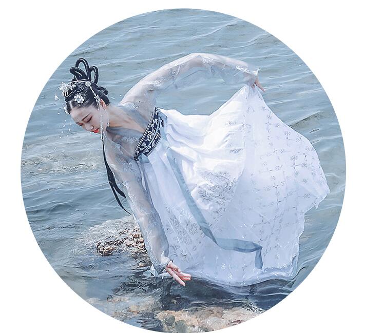 漢服齊胸襦裙，日常清新仙女裙