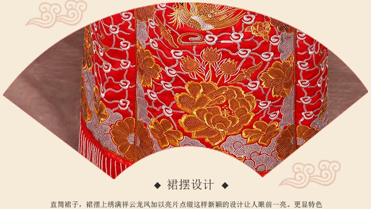 中國風時尚中式禮服，唯美時尚新娘禮服