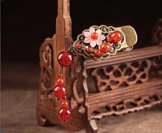紅芳中國風時尚優(yōu)雅發(fā)夾頭飾