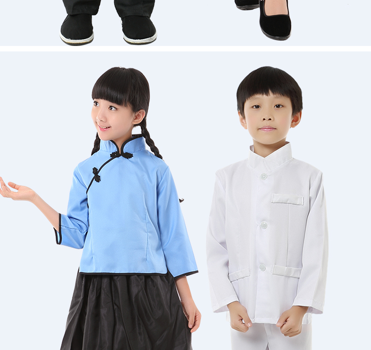 男女童民國(guó)學(xué)生裝，親子古裝
