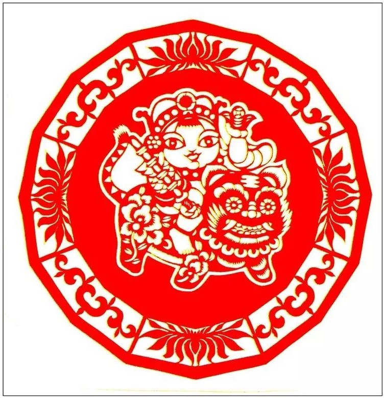 寅——賞“虎”剪紙，23張虎剪紙圖集