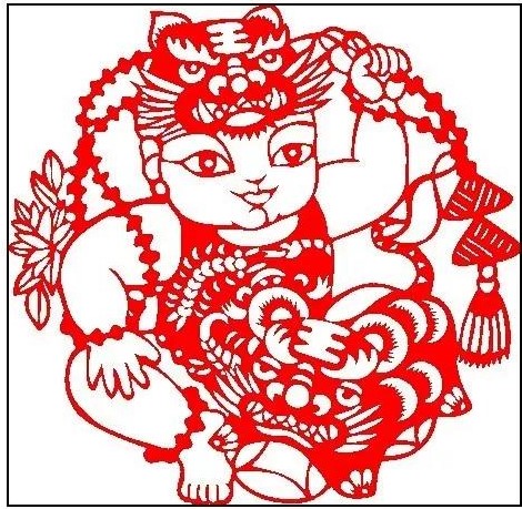 寅——賞“虎”剪紙，23張虎剪紙圖集