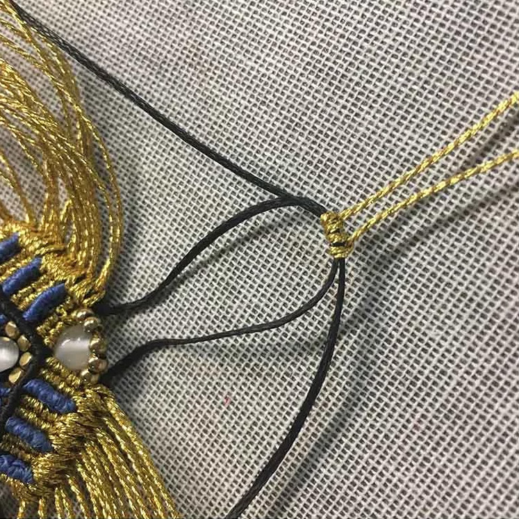 超細致的手工編織制作作品中國風臉譜刀馬旦伶