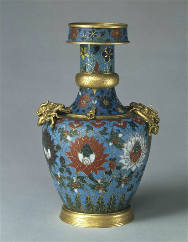 故宮博物館藏元明清掐絲琺瑯，景泰藍(lán)