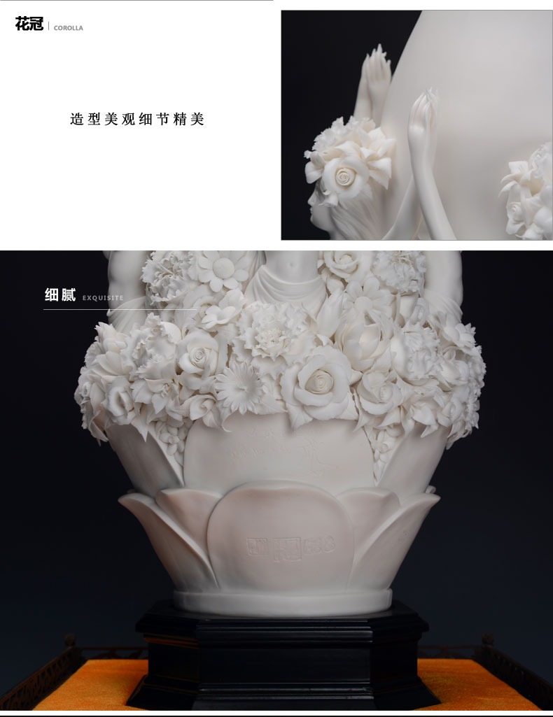 創(chuàng)意家居植物飾品擺件，白瓷瓷器工藝品