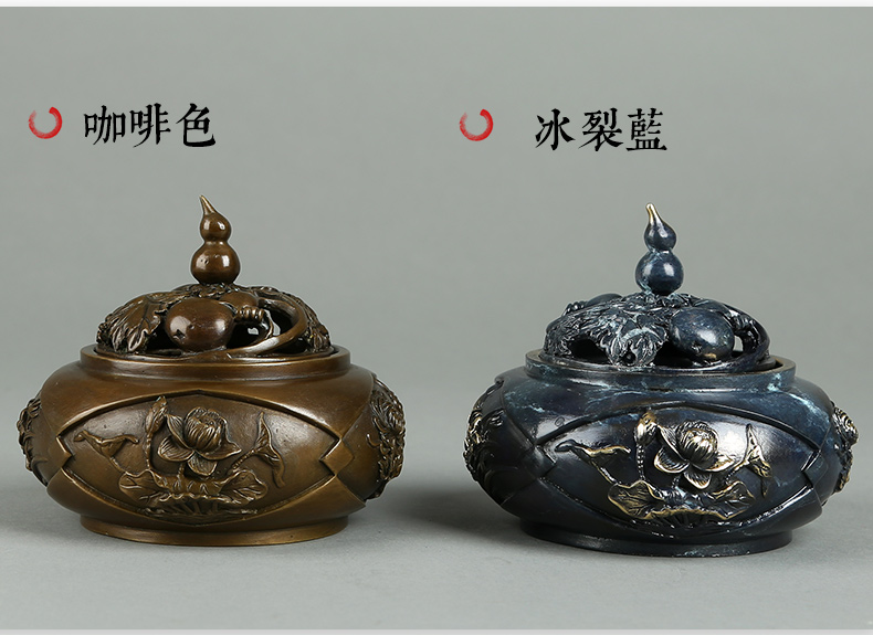 四季之花香爐，精美仿古熏香爐