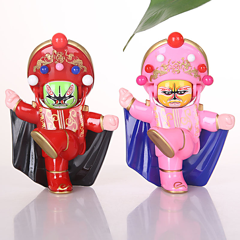 中國風川劇臉譜變臉娃娃創(chuàng)意筆筒