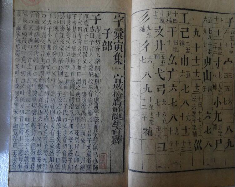 清代增補(bǔ)字匯線裝書籍14冊(cè)全套古書籍