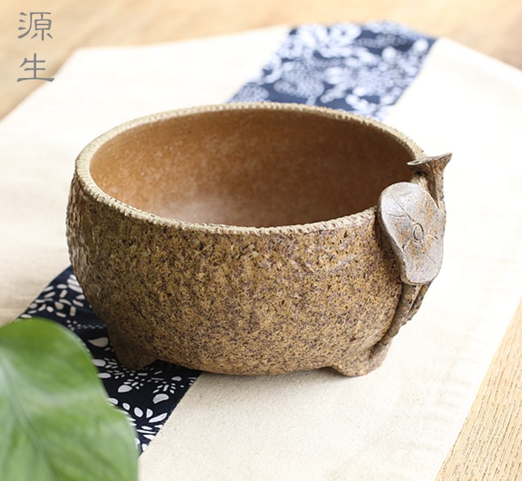 日式陶瓷水盂，可用作茶洗筆洗