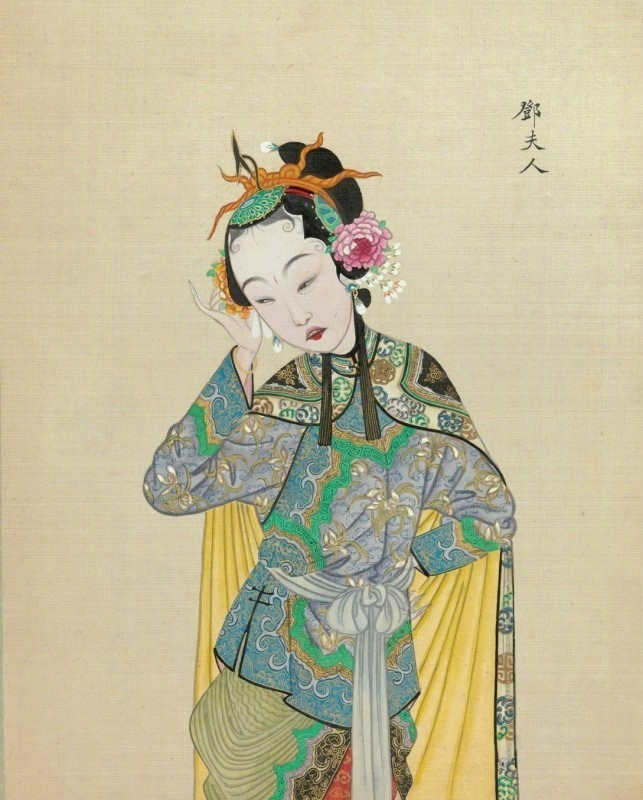 中國(guó)京劇藝術(shù)插畫(huà)：九款清朝京劇人物肖像