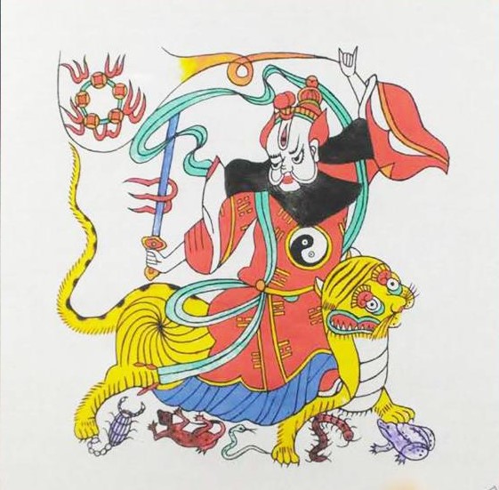 十款民間工藝年畫，古風(fēng)手繪童趣中國年畫