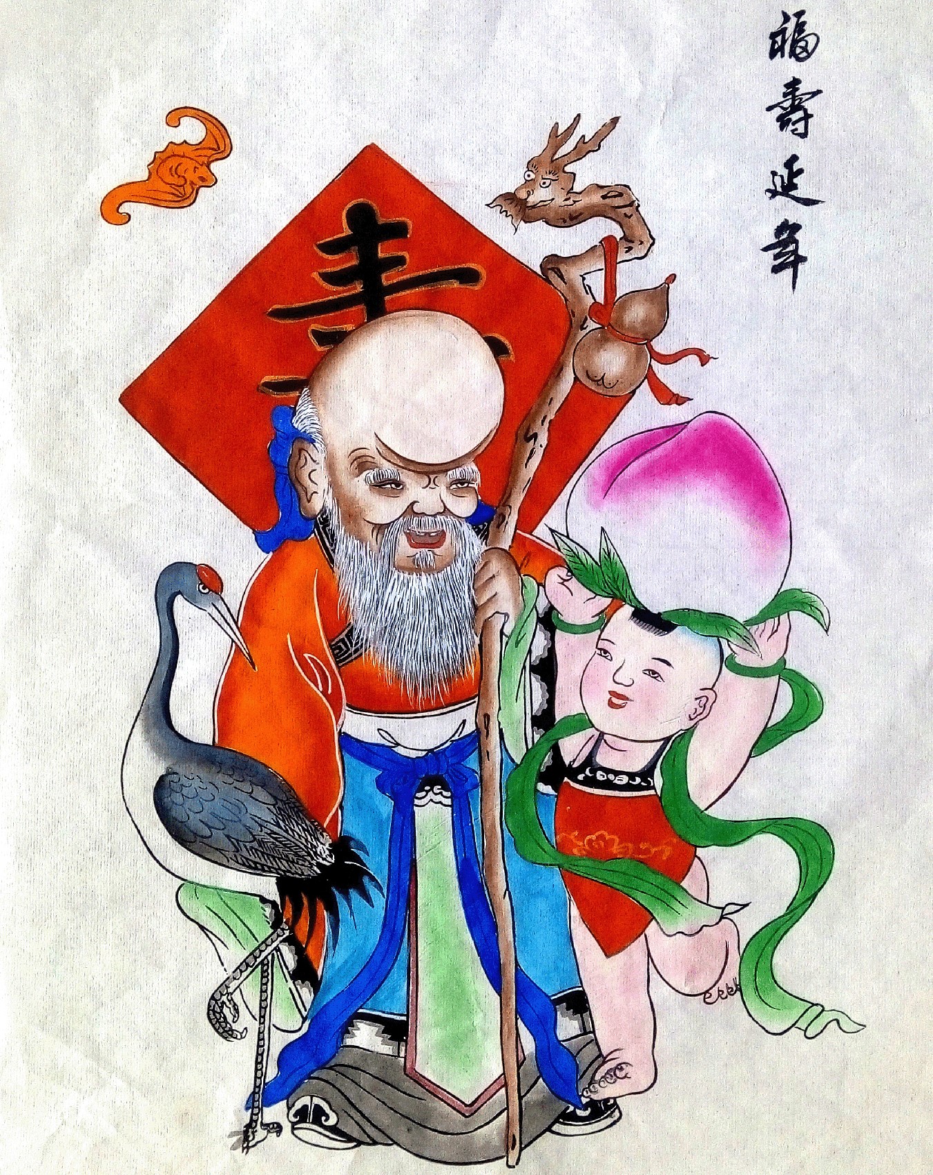 10款唯美生動年畫娃娃，古風手繪中國年畫