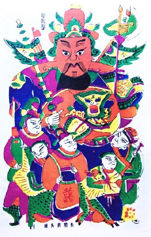 湖南灘頭木版年畫(huà) ?