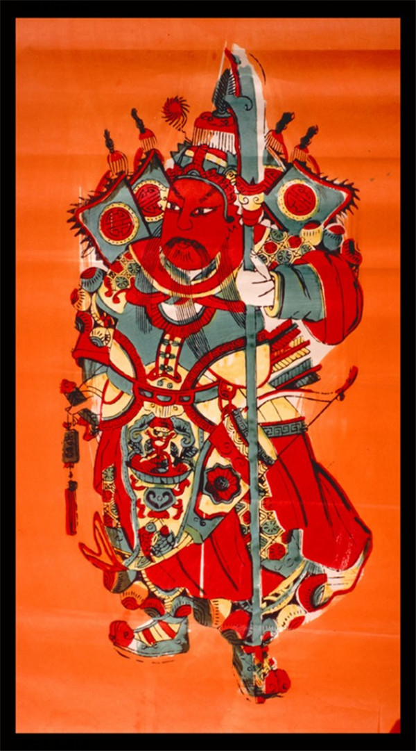 中國風(fēng)傳統(tǒng)精美色彩艷麗的年畫