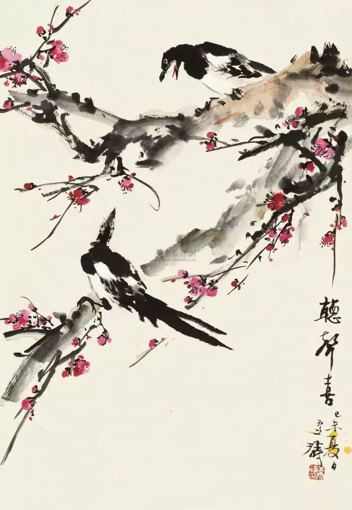 王雪濤國畫作品：28幅精品畫梅美極了！