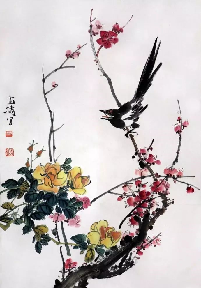 王雪濤國畫作品：28幅精品畫梅美極了！