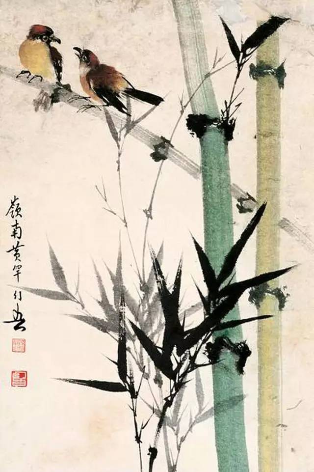 中國國畫藝術：絕美花鳥國畫圖片