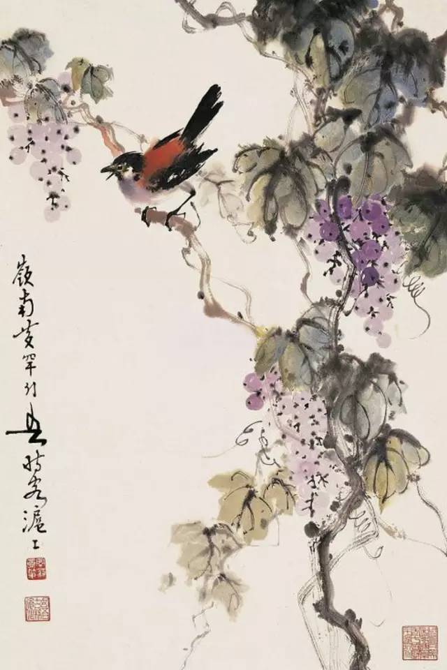 中國(guó)國(guó)畫(huà)藝術(shù)：絕美花鳥(niǎo)國(guó)畫(huà)圖片