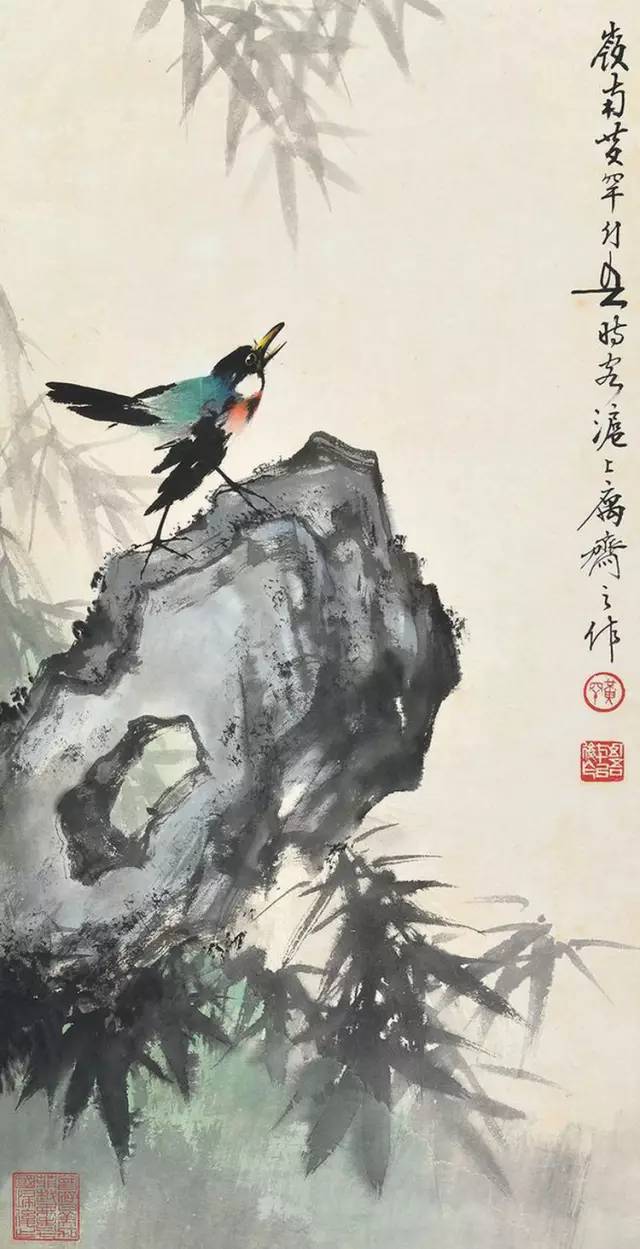 中國國畫藝術(shù)：絕美花鳥國畫圖片