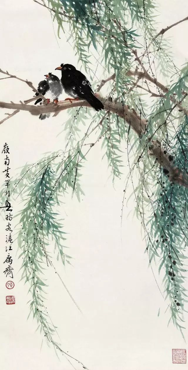 中國國畫藝術(shù)：絕美花鳥國畫圖片