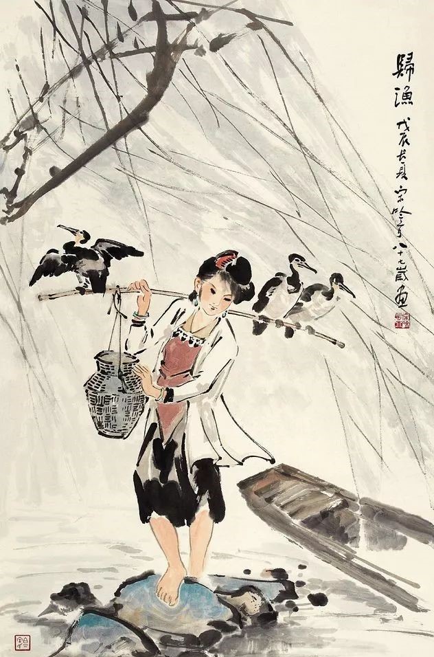 詩(shī)意中國(guó)畫：宋吟可人物國(guó)畫欣賞