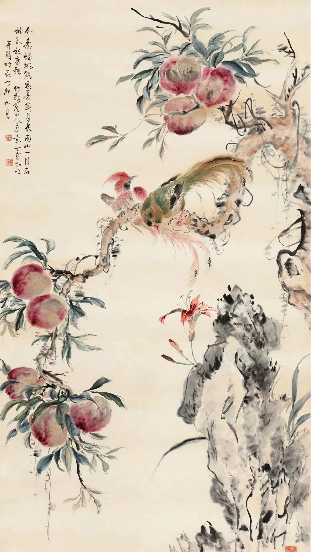 唯美精致的國畫：丁寶書花鳥作品欣賞