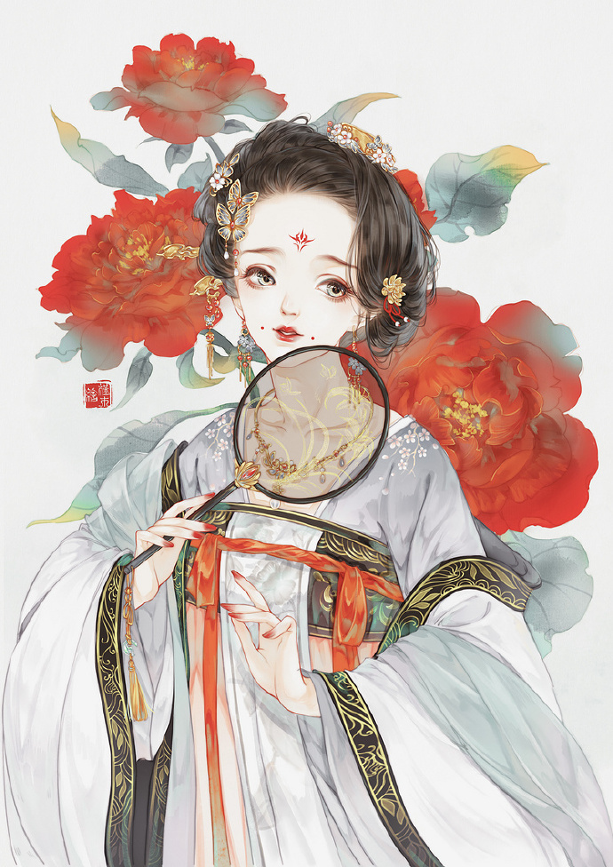 超美古風(fēng)女子圖集(38張)，高清古風(fēng)圖片欣賞