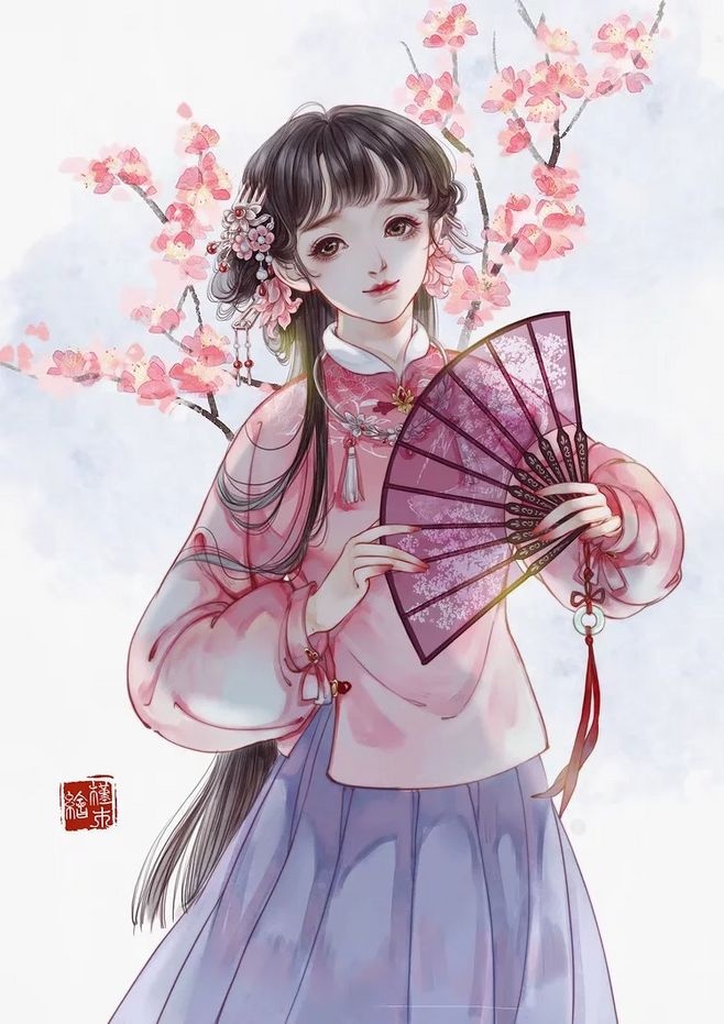 超美古風(fēng)女子圖集(38張)，高清古風(fēng)圖片欣賞