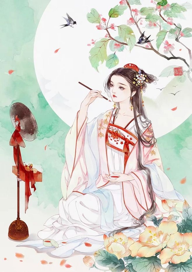 超美古風(fēng)女子圖集(38張)，高清古風(fēng)圖片欣賞