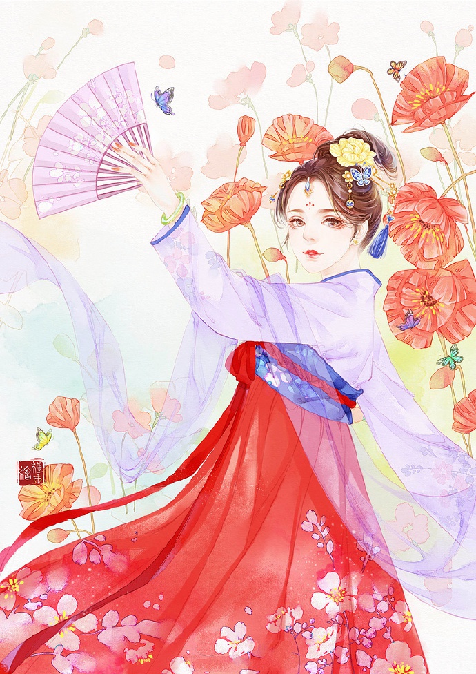 超美古風(fēng)女子圖集(38張)，高清古風(fēng)圖片欣賞