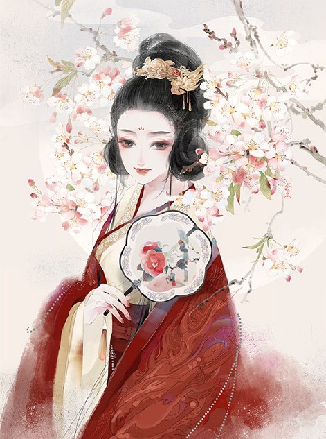 超可愛(ài)古風(fēng)女子圖集，唯美萌妹子古風(fēng)圖片