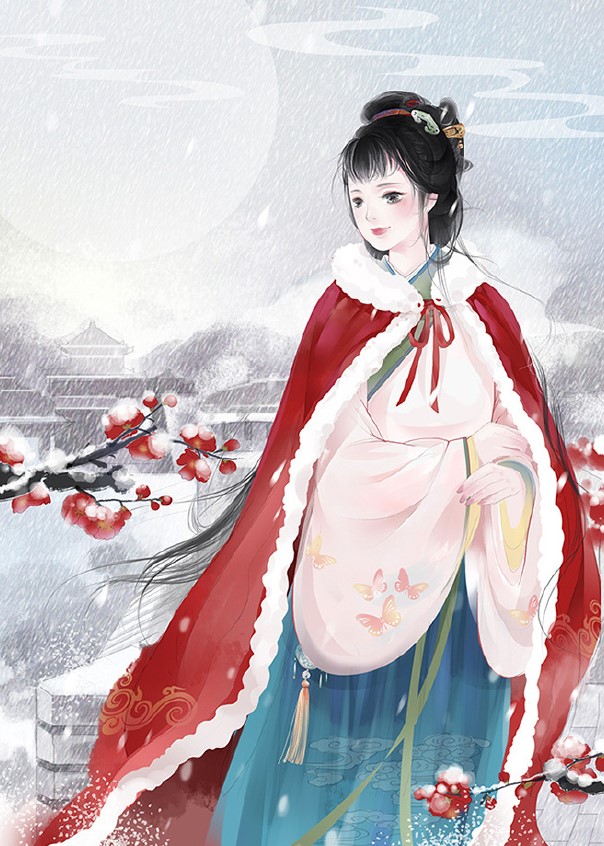 超可愛(ài)古風(fēng)女子圖集，唯美萌妹子古風(fēng)圖片