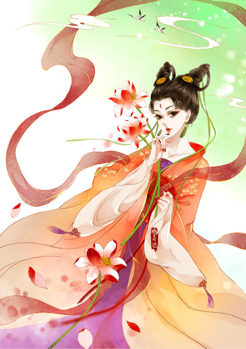 迷人的古風(fēng)圖片女子，超美古風(fēng)女子圖集(47張)