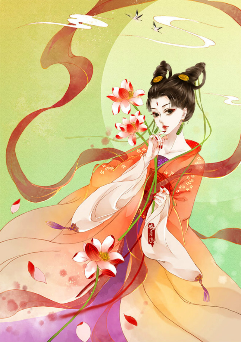 迷人的古風(fēng)圖片女子，超美古風(fēng)女子圖集(47張)