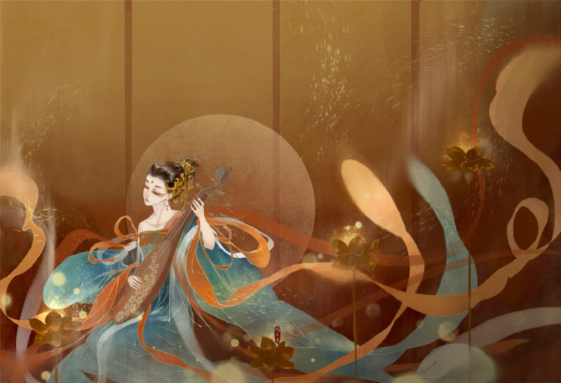 迷人的古風(fēng)圖片女子，超美古風(fēng)女子圖集(47張)
