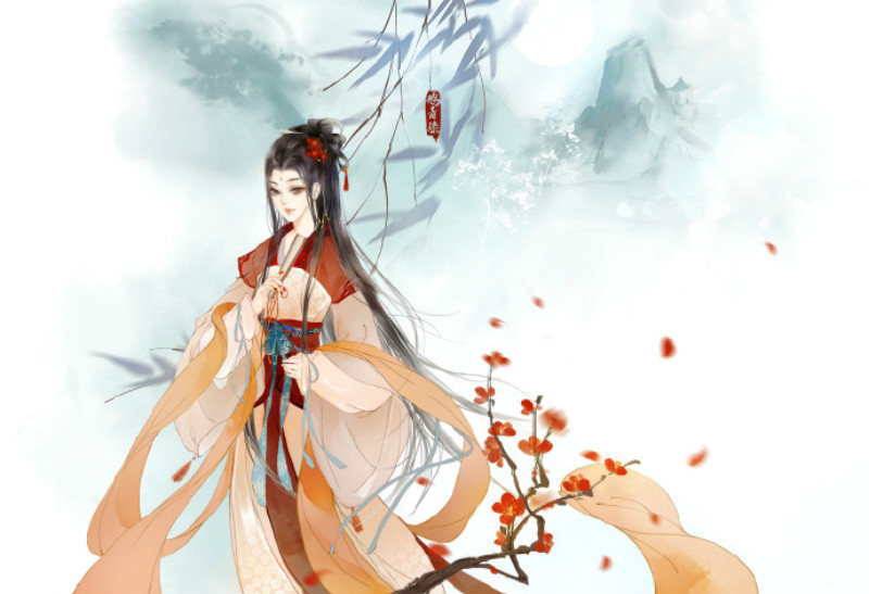 迷人的古風(fēng)圖片女子，超美古風(fēng)女子圖集(47張)