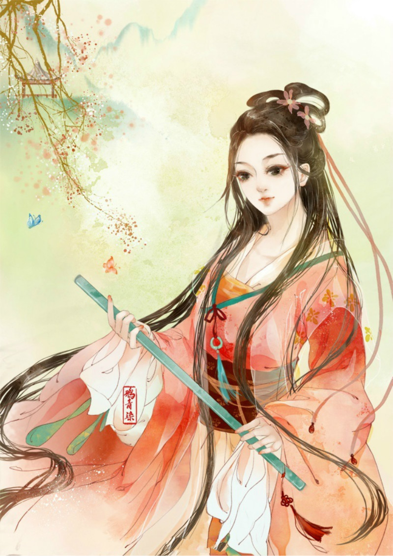 迷人的古風(fēng)圖片女子，超美古風(fēng)女子圖集(47張)
