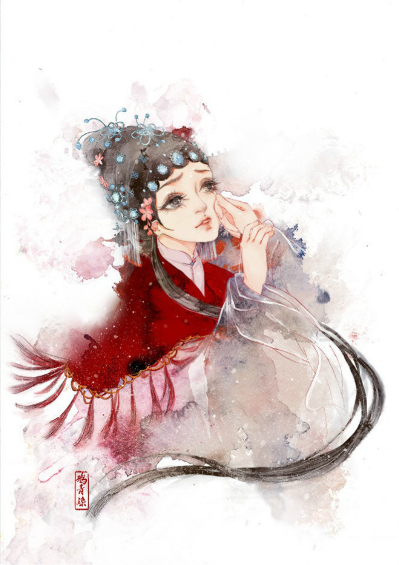 迷人的古風(fēng)圖片女子，超美古風(fēng)女子圖集(47張)