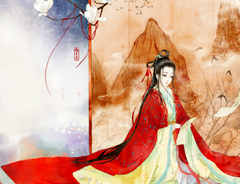 迷人的古風(fēng)圖片女子，超美古風(fēng)女子圖集(47張)