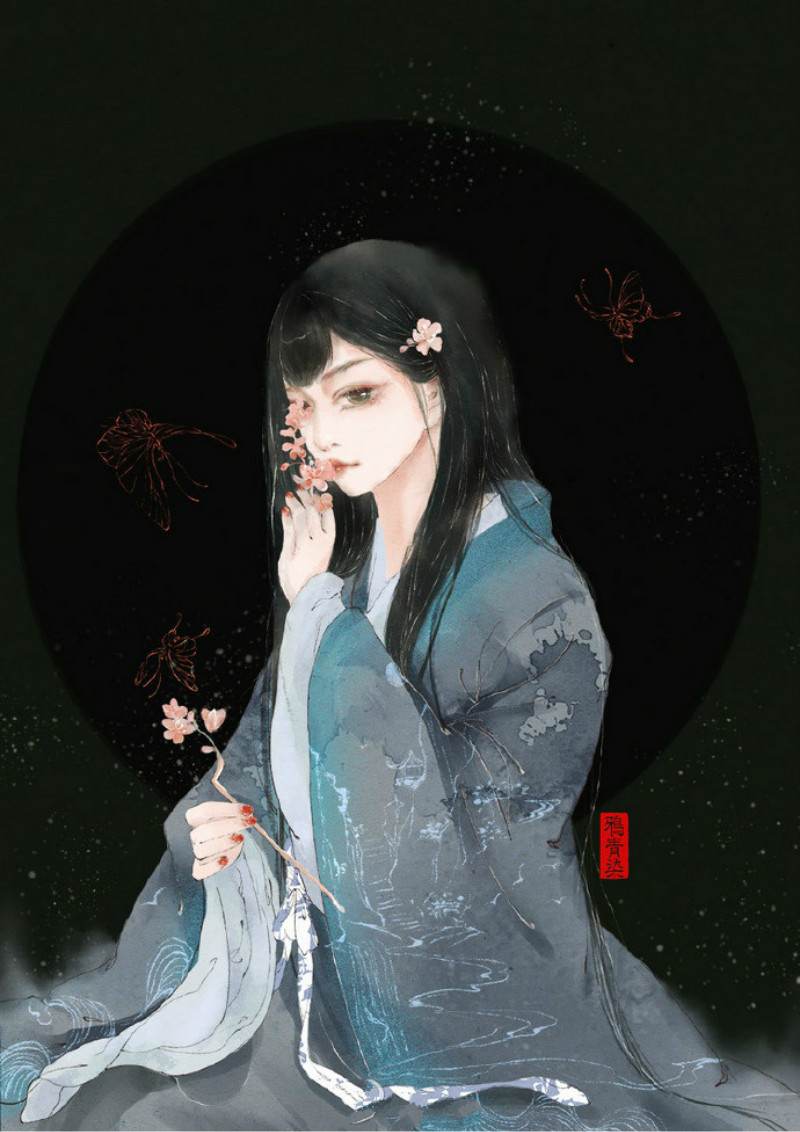 迷人的古風(fēng)圖片女子，超美古風(fēng)女子圖集(47張)