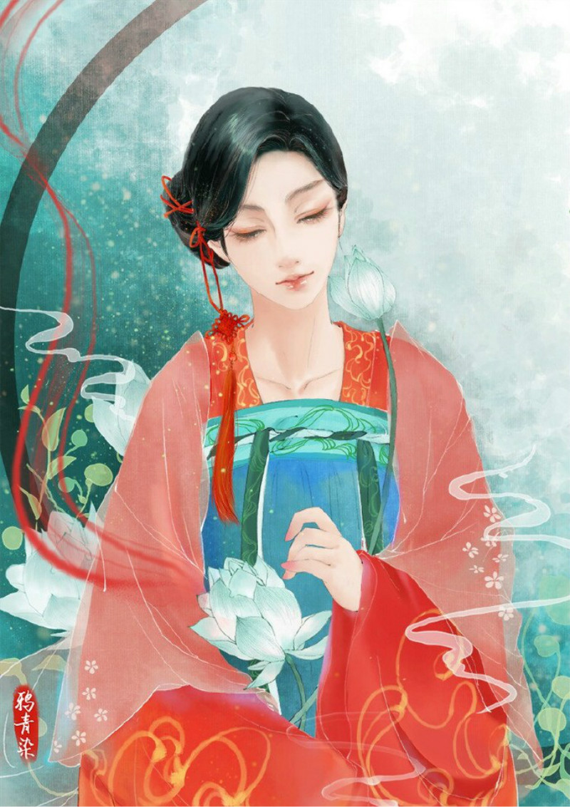迷人的古風(fēng)圖片女子，超美古風(fēng)女子圖集(47張)