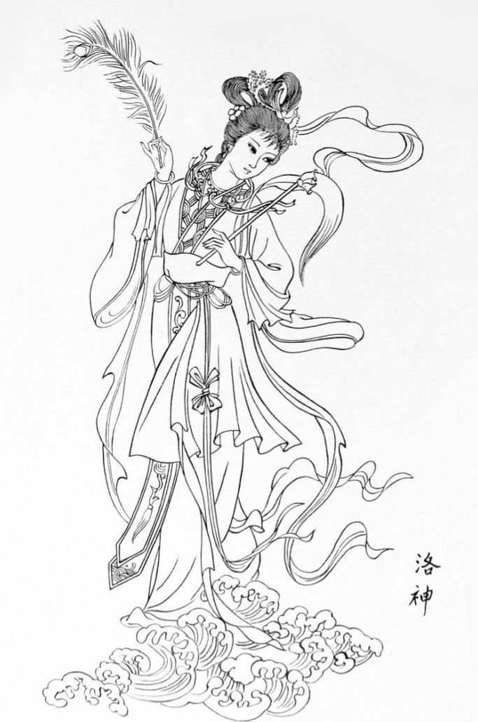 27幅白描仕女圖：一筆一畫勾勒出仕女美